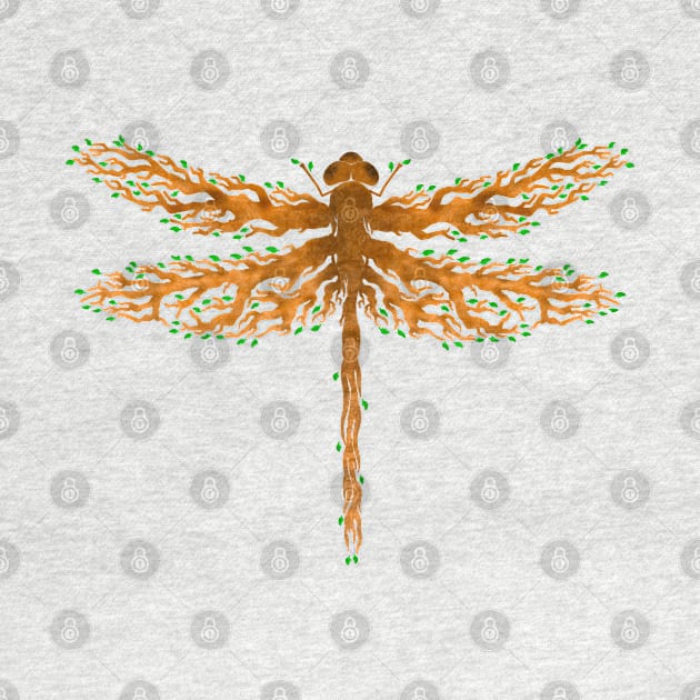 Wooden Dragonfly by Tebscooler